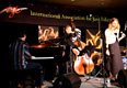 ..Montreux Jazz Festival Competition winners, Kristin Berardi (vocals), Jake Hertzog (guitar), Dan Tepfer (piano), Hilton 2nd Floor, Sutton I (North). JazzArt ® at IAJE 2007 New York City.